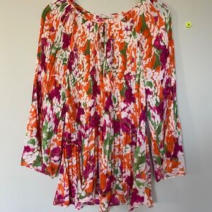 Sunny Leigh Multi Coloured Blouse. Size 2XL
